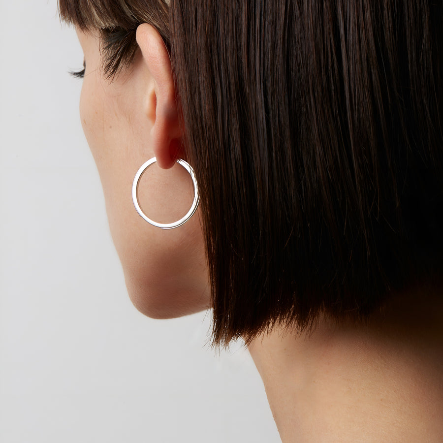 CO hoop earring