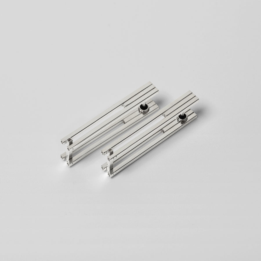 CONCORD⁵ - Modular earrings with a hinge.