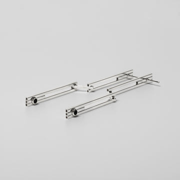CONCORD⁵ - Modular earrings with a hinge.