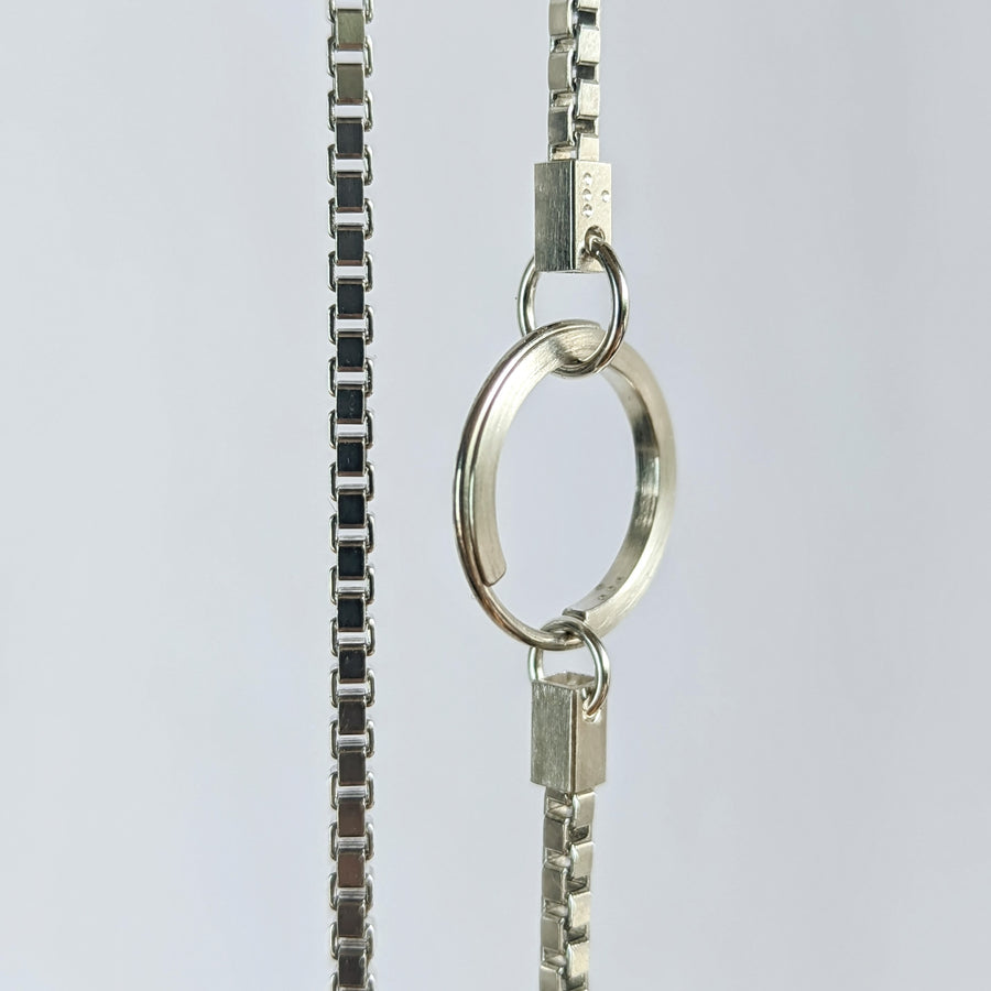 CO  Box chain necklace set
