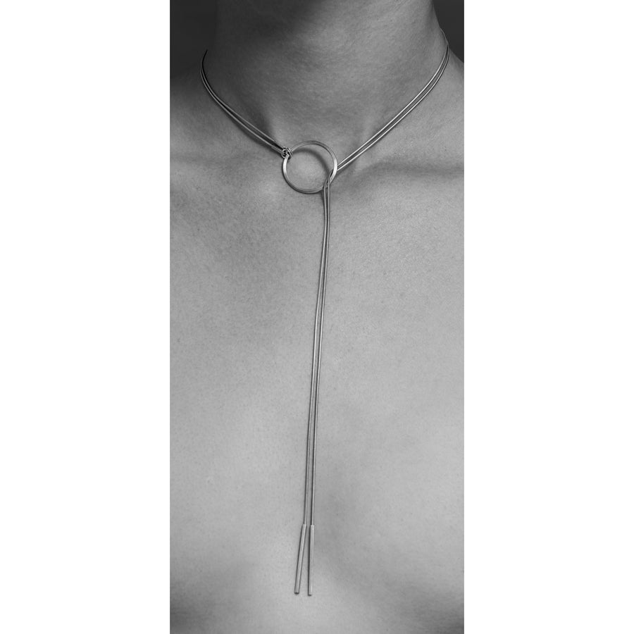 STREAK modular circle necklace
